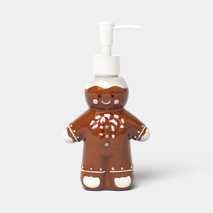 AP / Wondershop / Dispensador de jabón navideño de jengibre de cerámica