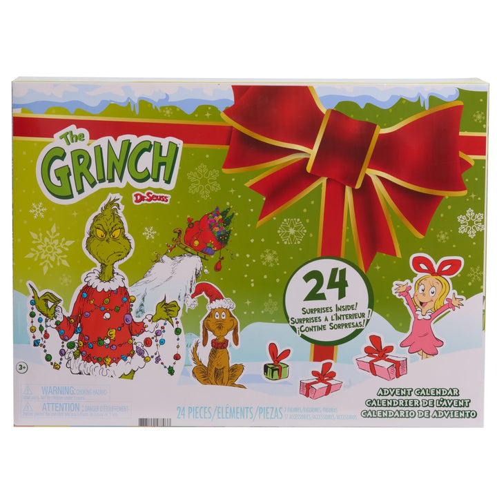 DC / Calendario de Adviento Navideño del Grinch del Dr. Seuss (24 piezas)