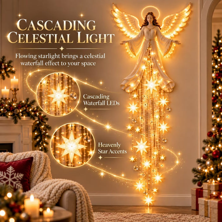 AP / Hogar / Navidad / Ángel de Belén – Decoración de pared LED para interiores / W111526