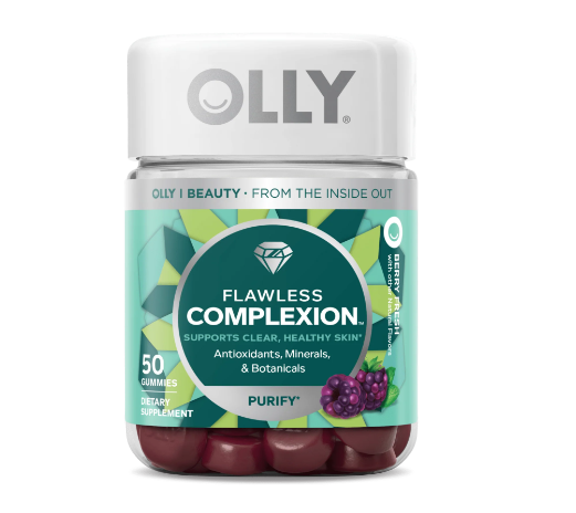 Vitamina / Suplemento / Apoyo de la Piel / OLLY - Flawless Complexion / 50 Gummies