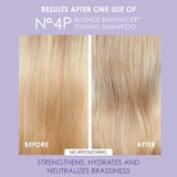 OLAPLEX No 4P Blonde Enhancer toning shampoo- #S0410-AZ